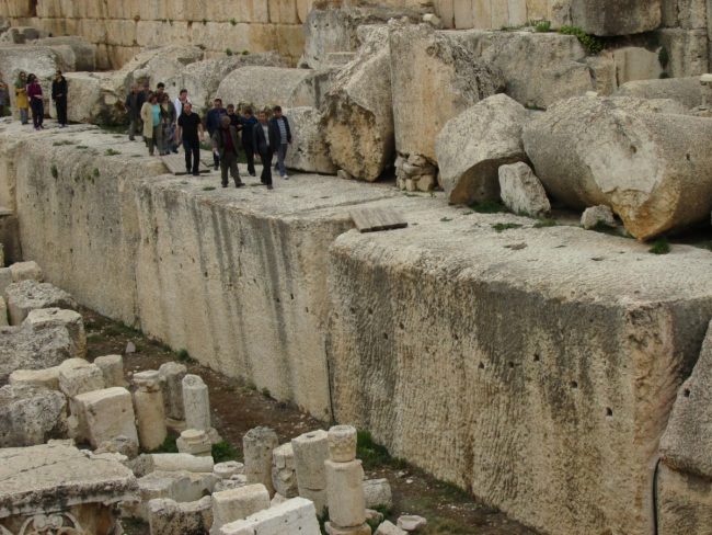 World S Largest Megalithic Stones At Baalbek In Lebanon Hidden Inca Tours