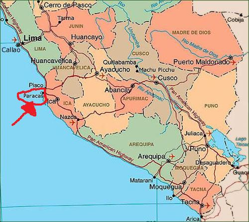 Paracas Map 
