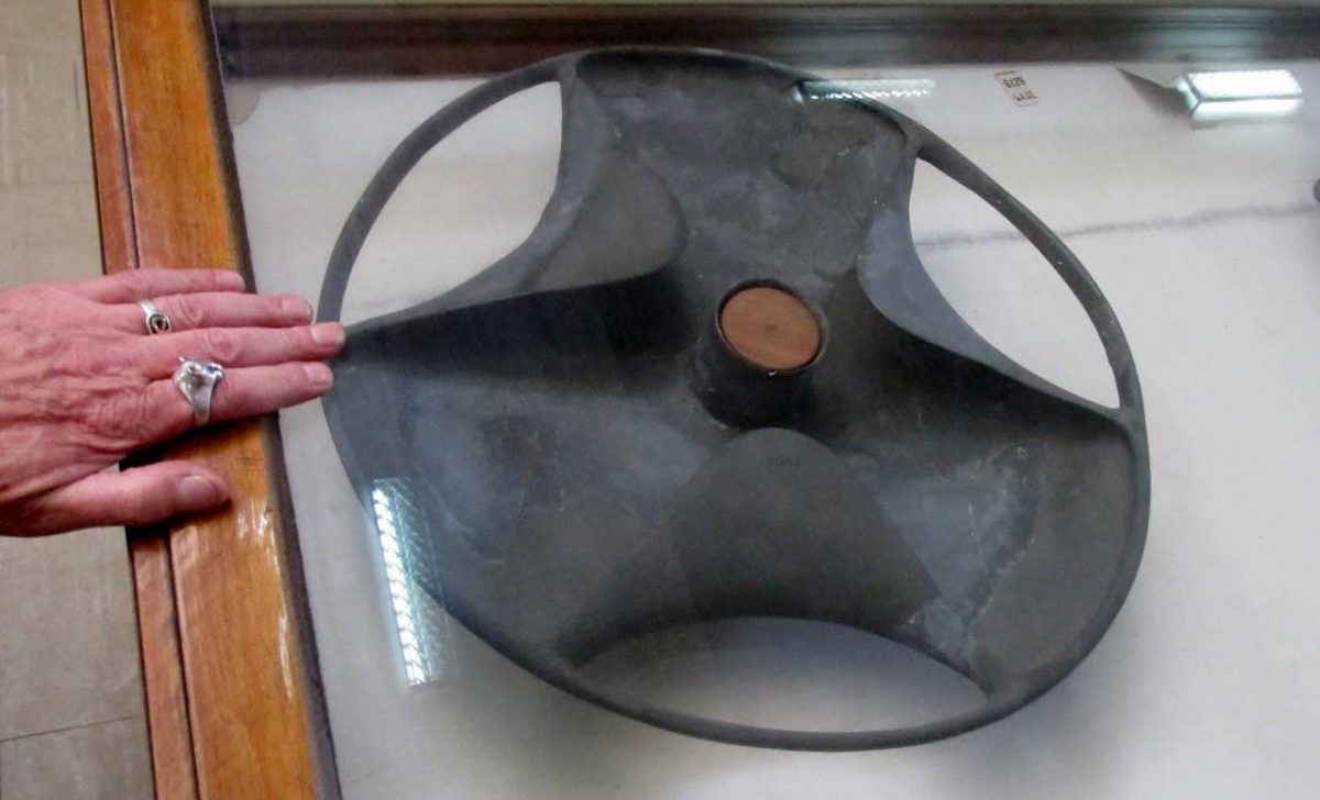 Ancient Spinning Machine Part In The Cairo Museum Of Egypt 