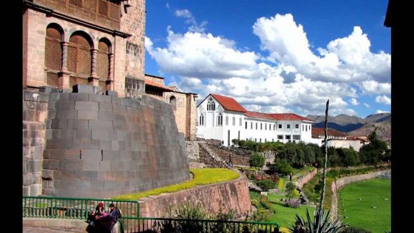 Churches Built On Top Of Inca Temples In Cusco Peru