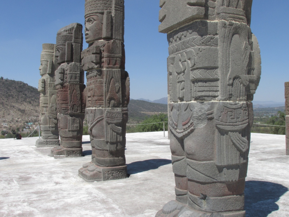 The Stone Warriors Of Tula In Mexico