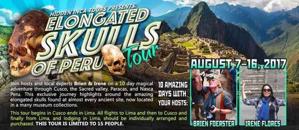Elongated Skulls Tour - August 7-16