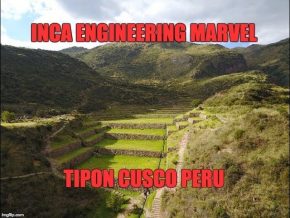 Inca Engineering Marvel: Tipon Near Cusco Peru